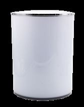 Odpadkový koš volně stojící Optima 5 l bílá mat KOSPLASTBI - Siko - koupelny - kuchyně