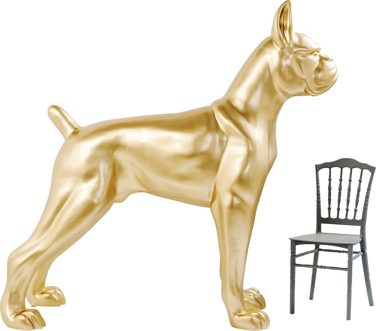 Socha Pes Doga Toto Zlatý 180cm - KARE