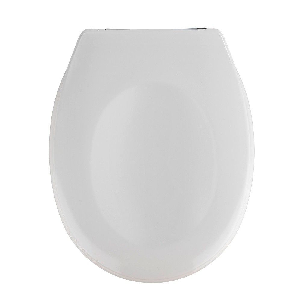 Bílé WC se snadným zavíráním sedátko Wenko Savio, 45 x 37,5 cm - Bonami.cz