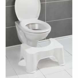 Plastová toaletní stolička, praktické koupelnové příslušenství - WENKO