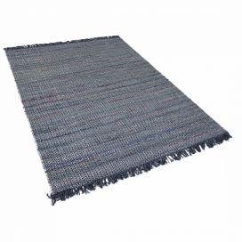 Šedý bavlněný koberec 160x230 cm BESNI Beliani.cz