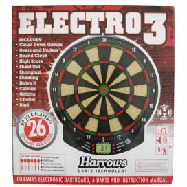 Harrows ELEKTRO 3 Elektronický terč na šipky pro 8 hráčů