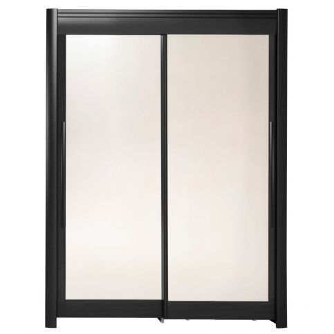 Černá šatní skříň s posuvnými dveřmi Parisot Adorlée, šířka 160 cm - Bonami.cz
