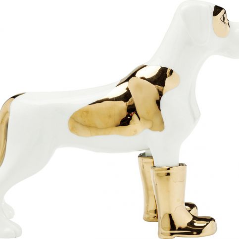 Dekorativní figurka Dog in Boots - velká - KARE