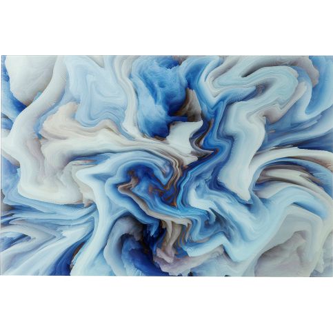 Obraz na skle Storm Blue 80×120 cm - KARE