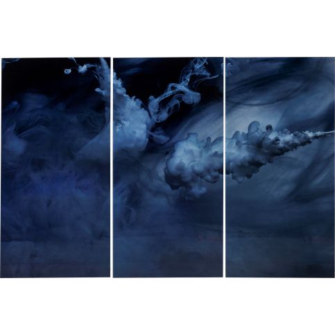Obraz na skle Triptychon Clouds 160×240 cm - set 3 kusů - KARE