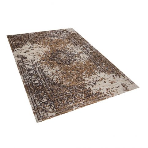 Béžový vintage vzorovaný koberec 160x230 cm PATRAS - Beliani.cz