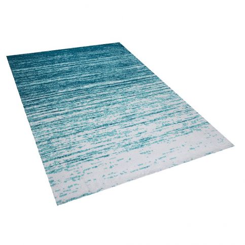 Moderní modrý koberec 160x230 cm - KATERINI - Beliani.cz