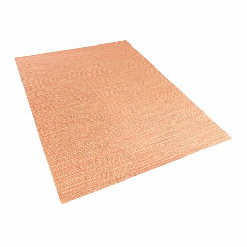 Oranžový bavlněný koberec 160x230 cm - DERINCE - Beliani.cz