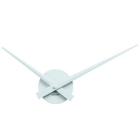 Nástěnné hodiny - Karlsson Little Big Time Mini White, Ø 44 cm - GLIX DECO s.r.o.