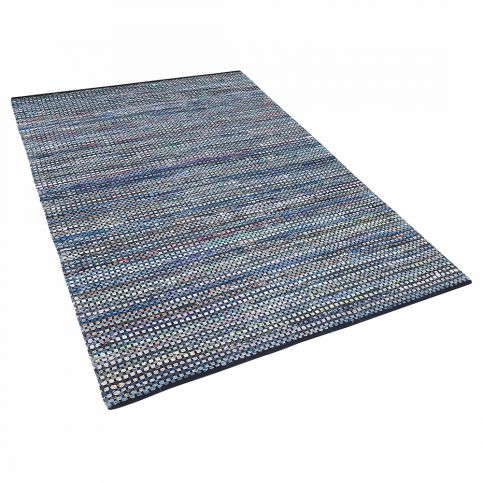 Modrý bavlněný koberec 160x230 cm - ALANYA - Beliani.cz