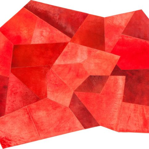 Koberec Asymmetric 240×170 cm - červený - KARE