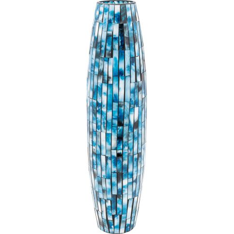 Váza Mosaico 59 cm - modrá - KARE
