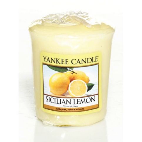 Yankee Candle - votivní svíčka Sicilian Lemon 49g (Zářivá a sluncem prohřátá vůně - Favi.cz