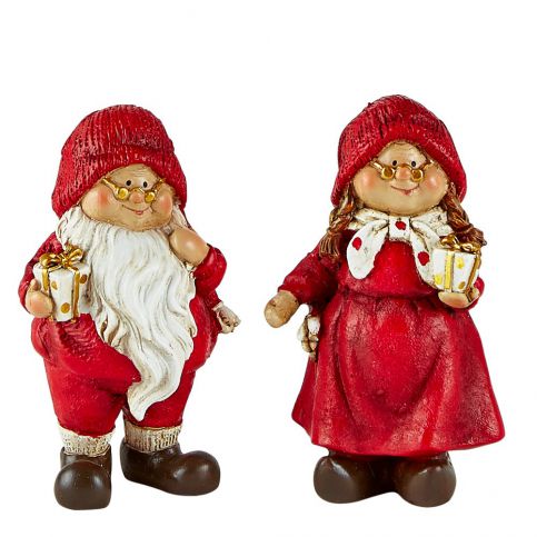 Sada 2 dekorativních vánočních figurek KJ Collection Pixie - Bonami.cz