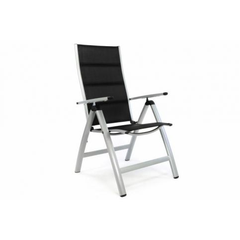 OEM D35211 Luxusní zahradní židle s polstrováním, černá - T-zboží.cz