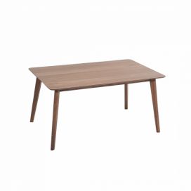 Jídelní stůl 150 x 90 cm tmavé dřevo MADOX