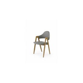 Halmar židle K247 barva šedá