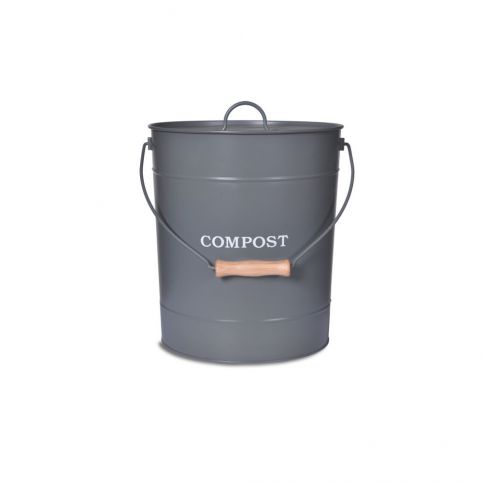 Šedý kompostér Garden Trading Compost Bucket, 10 l - Bonami.cz
