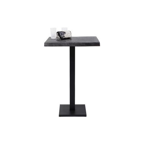 Černý barový stolek Kare Design Pure Nature, 70 x 70 cm - Bonami.cz