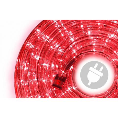 OEM D00822 LED světelný kabel 20 m - červená, 480 diod - T-zboží.cz