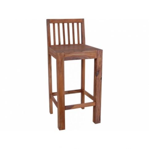 Barová židle z indického masivu palisandr Barva Barva č. 9 - Natural  221 - Lakšmi - Indický Nábytek.cz