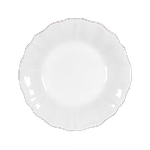 Bílý kameninový polévkový talíř Costa Nova Alentejo, ⌀ 24 cm - Bonami.cz