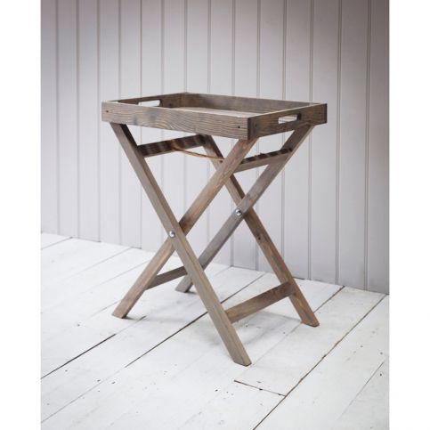 Skládací stolek ze smrkového dřeva Garden Trading Aldsworth Butlers Tray - Bonami.cz