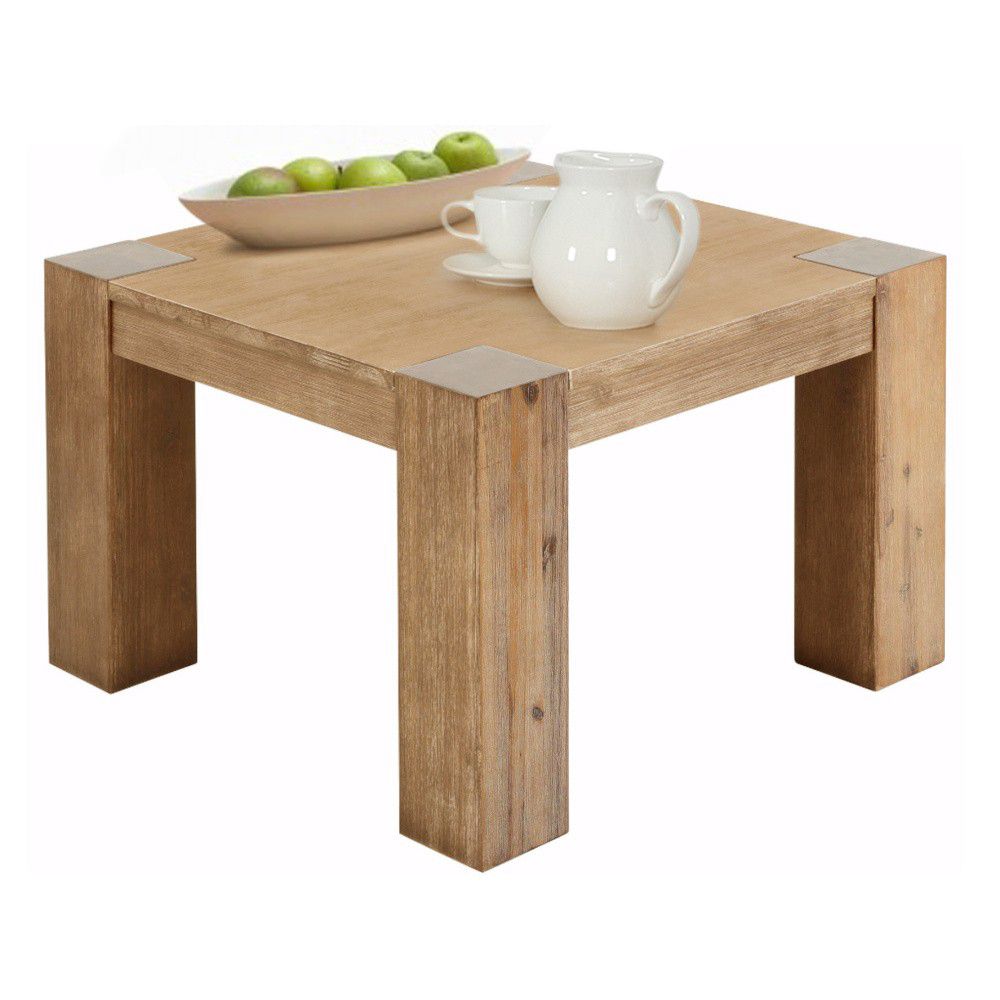 Odkládací stolek z akáciového dřeva Støraa Mabel, 70 x 70 cm - Bonami.cz