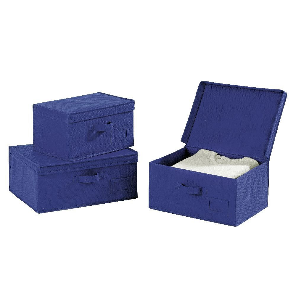 Modrý úložný box Wenko Ocean, délka 34 cm - Bonami.cz