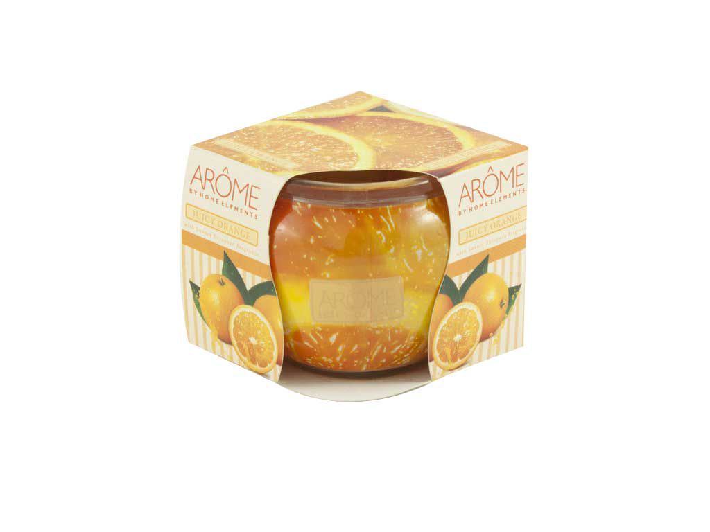 Arôme Vonná svíčka ve skle Juicy Orange 85 g - moderninakup.cz