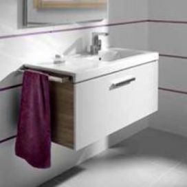Koupelnová skříňka pod umyvadlo Roca Prisma 89x46x42,4 cm bílá A856877806
