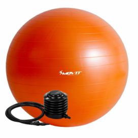 MOVIT Gymnastický míč s pumpou - 75 cm - oranžová