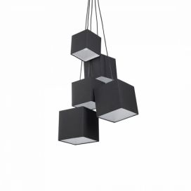 Moderní černá závěsná stropní lampa MESTA