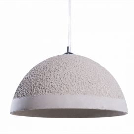 Závěsná stropní lampa z šedého betonu TANANA