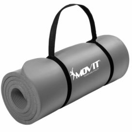 MOVIT Podložka na cvičení 190 x 60 x 1,5 cm - šedá