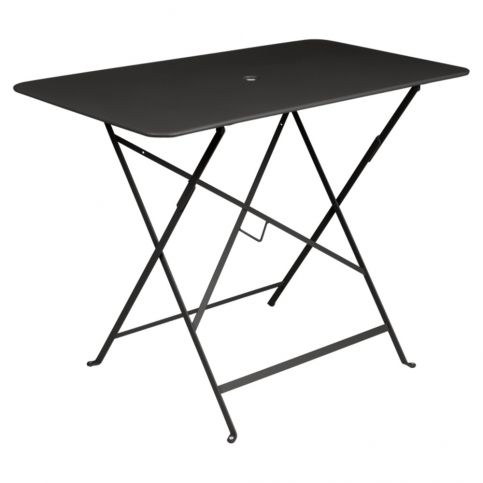 Černý zahradní stolek Fermob Bistro, 97 x 57 cm - Bonami.cz