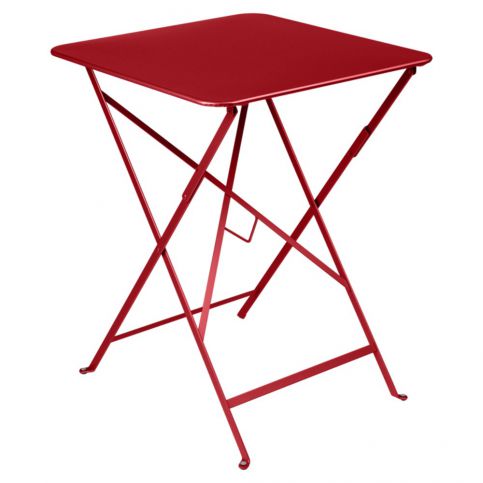 Červený zahradní stolek Fermob Bistro, 57 x 57 cm - Bonami.cz