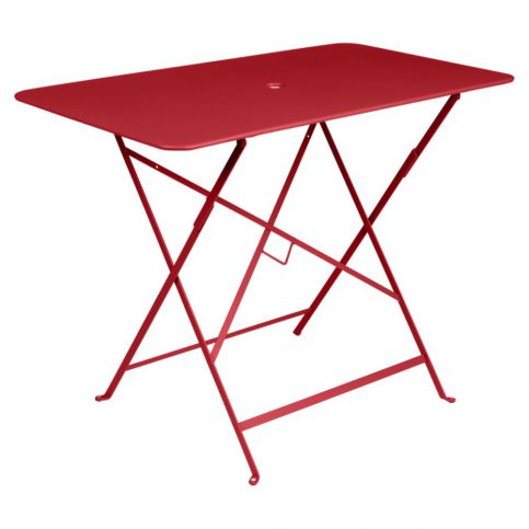 Červený zahradní stolek Fermob Bistro, 97 x 57 cm - Bonami.cz