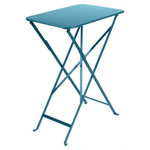 Modrý zahradní stolek Fermob Bistro, 37 x 57 cm - Bonami.cz