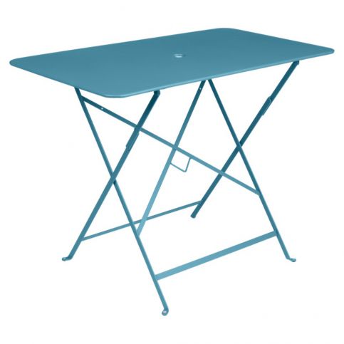 Modrý zahradní stolek Fermob Bistro, 97 x 57 cm - Bonami.cz