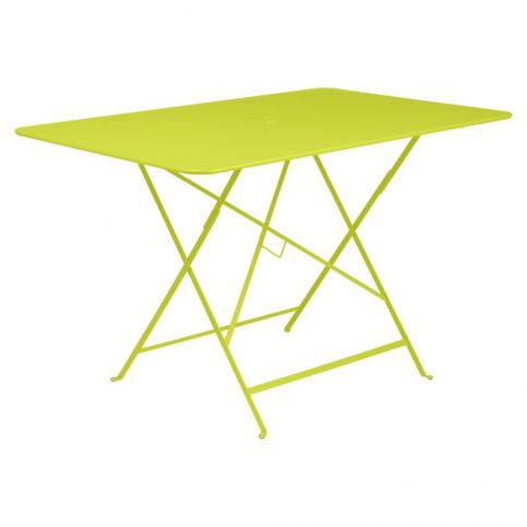 Zelený skládací zahradní stolek Fermob Bistro, 117 x 77 cm - Bonami.cz