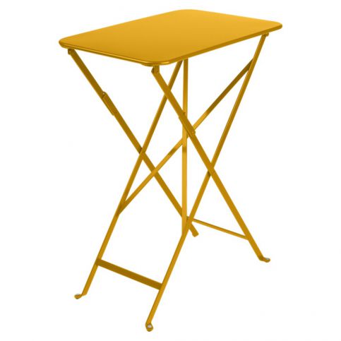 Žlutý zahradní stolek Fermob Bistro, 37 x 57 cm - Bonami.cz
