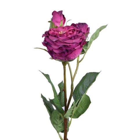 Umělá květina růžová růže Ego dekor - Bonami.cz