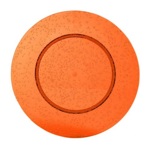 Oranžový plastový talíř Navigate Bubble - Bonami.cz