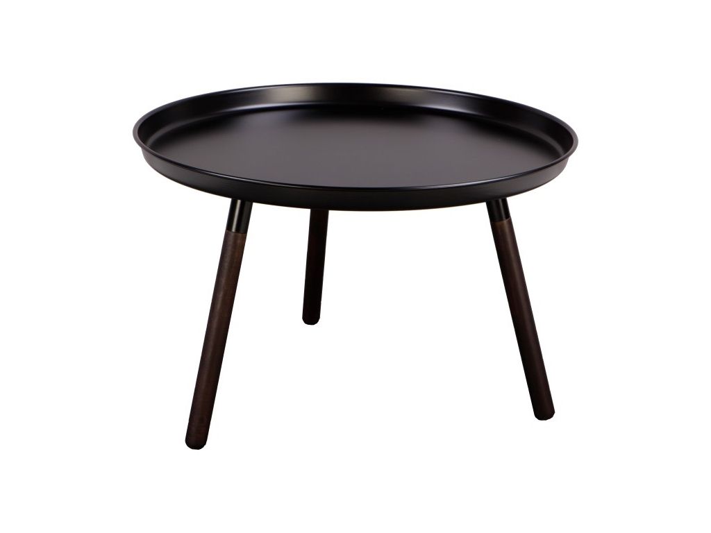 Černý odkládací stolek Nørdifra Sticks, výška 40,5 cm - Bonami.cz