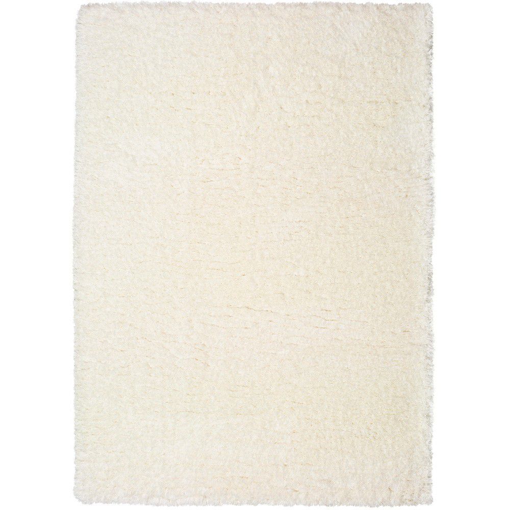 Bílý koberec Universal Floki Liso, 60 x 120 cm - Bonami.cz