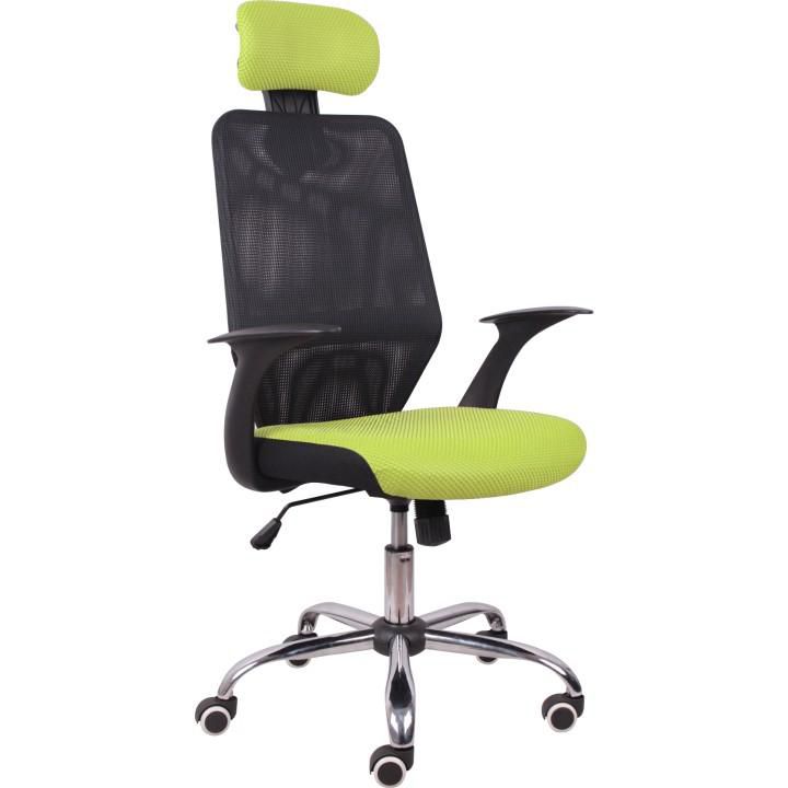 Kancelářská židle, černá/zelená, REYES 0000017619 Tempo Kondela - DEKORHOME.CZ