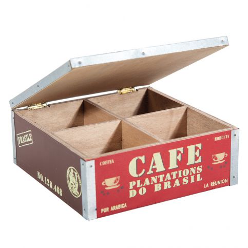 Box se 4 přihrádkami Café - Bonami.cz