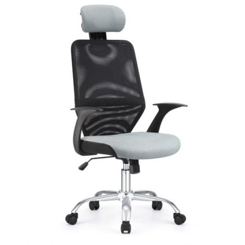 Kancelářská židle, černá / šedá REYES 0000106304 Tempo Kondela - DEKORHOME.CZ